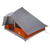 Tipi-teltta 10 hengelle Harmaa ja oranssi taffeta