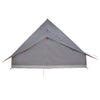Tipi-teltta 10 hengelle Harmaa ja oranssi taffeta