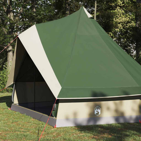 Tipi-teltta 8 hengelle Vihreä taffeta