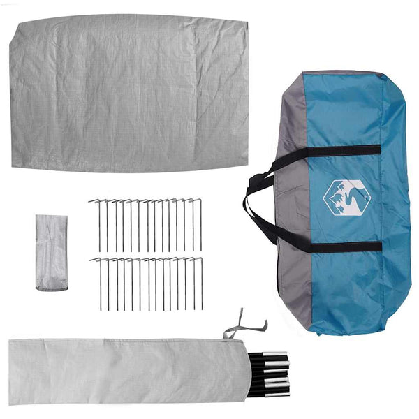 Tipi-teltta 8 hengelle Sininen taffeta