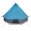Tipi-teltta 8 hengelle Sininen taffeta