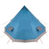 Tipi-teltta katolla Sininen 560 x 560 x 300 cm taffeta