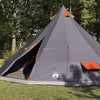 Tipi-teltta Harmaa ja oranssi 560 x 560 x 300 cm taffeta