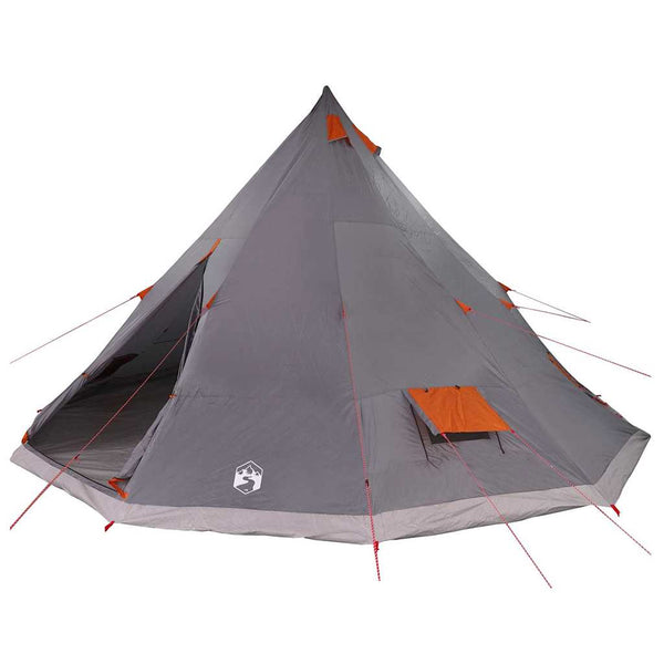 Tipi-teltta Harmaa ja oranssi 560 x 560 x 300 cm taffeta