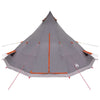 Tipi-teltta Harmaa ja oranssi 560 x 560 x 300 cm taffeta