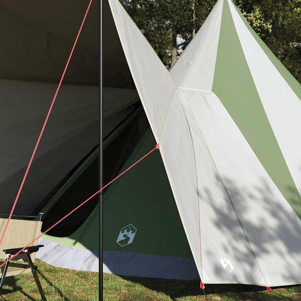 Tipi-teltta katolla Vihreä 510 x 690 x 330 cm taffeta