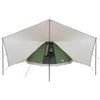 Tipi-teltta katolla Vihreä 510 x 690 x 330 cm taffeta
