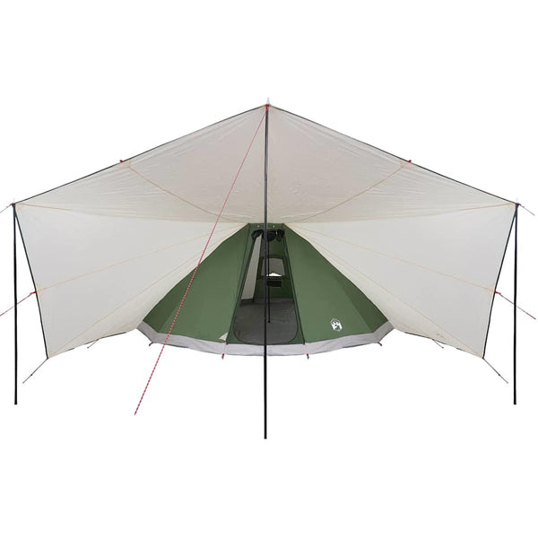 Tipi-teltta katolla Vihreä 510 x 690 x 330 cm taffeta