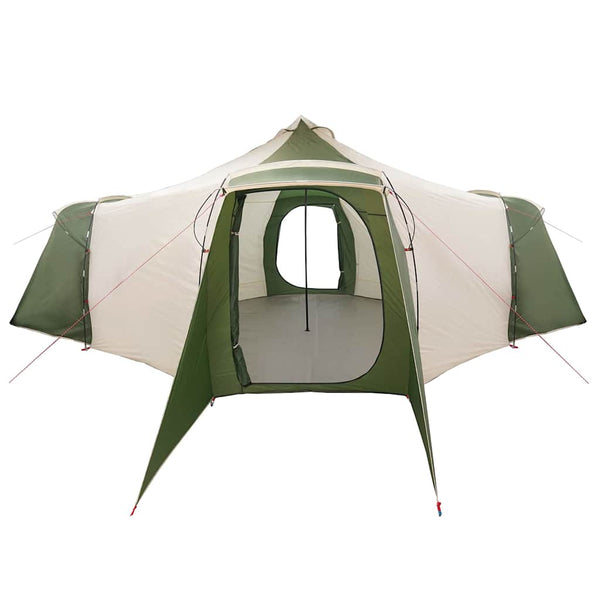 Tipi-teltta 8 hengelle Vihreä taffeta