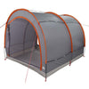 Pyörävarastoteltta Harmaa ja oranssi 256 x 222 x 182 cm taffeta