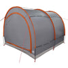 Pyörävarastoteltta Harmaa ja oranssi 256 x 222 x 182 cm taffeta