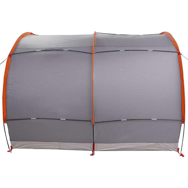 Pyörävarastoteltta Harmaa ja oranssi 256 x 222 x 182 cm taffeta