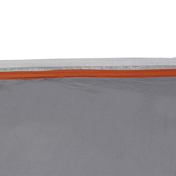 Takaluukkuteltta Harmaa ja oranssi 285 x 255 x 245 cm taffeta