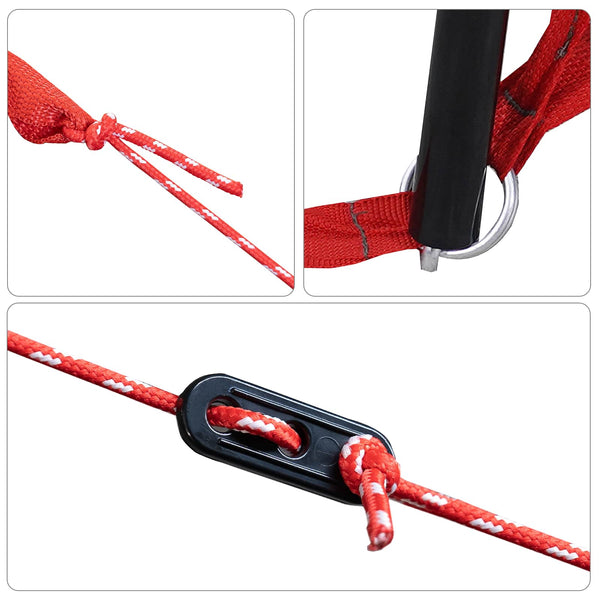 Takaluukkuteltta Harmaa ja oranssi 285 x 255 x 245 cm taffeta
