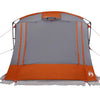 Takaluukkuteltta Harmaa ja oranssi 285 x 255 x 245 cm taffeta
