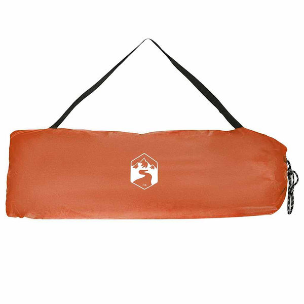 Sisäteltta katolla Harmaa ja oranssi 280 x 220 x 176 cm taffeta