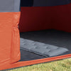 Sisäteltta katolla Harmaa ja oranssi 280 x 220 x 176 cm taffeta