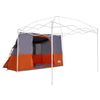 Sisäteltta katolla Harmaa ja oranssi 280 x 220 x 176 cm taffeta
