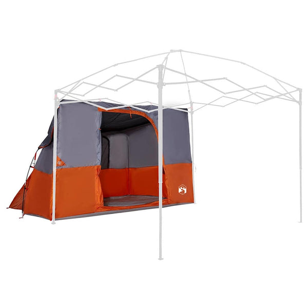 Sisäteltta katolla Harmaa ja oranssi 280 x 220 x 176 cm taffeta