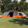 Perhe Teltta 16 hengelle Harmaa ja oranssi taffeta Vedenpitävä