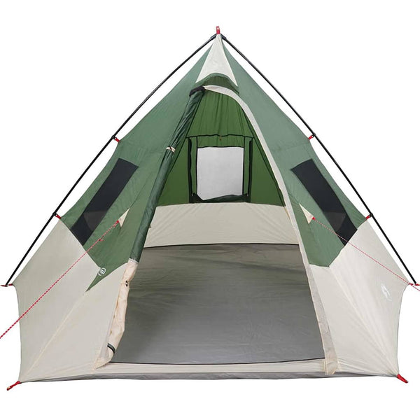 Tipi-teltta 6 hengelle Vedenpitävä Vihreä taffeta