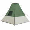 Tipi-teltta 6 hengelle Vedenpitävä Vihreä taffeta