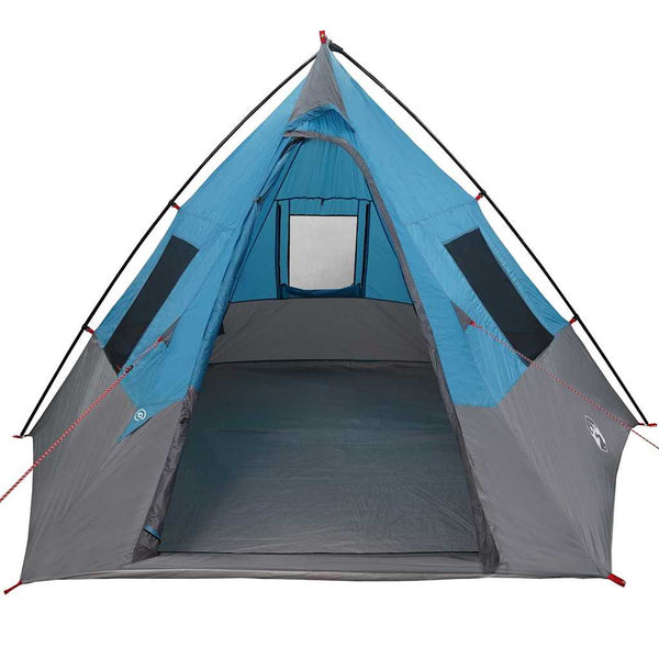 Tipi-teltta 6 hengelle Vedenpitävä Sininen taffeta
