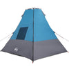 Tipi-teltta 6 hengelle Vedenpitävä Sininen taffeta