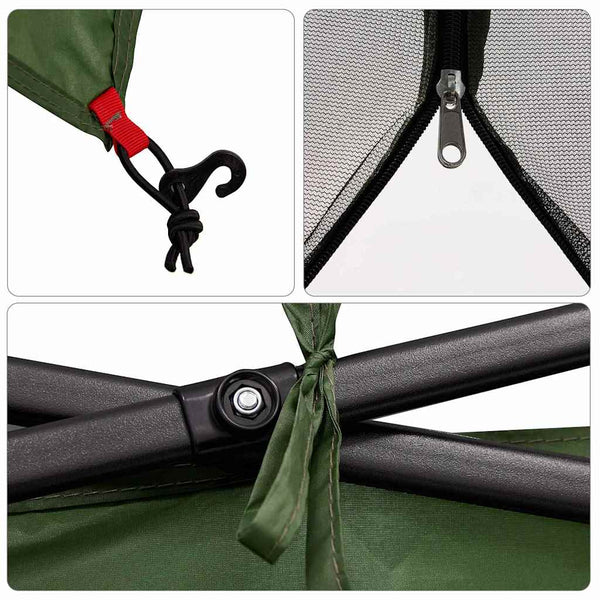 Sisäteltta 6 hengelle Vihreä taffeta