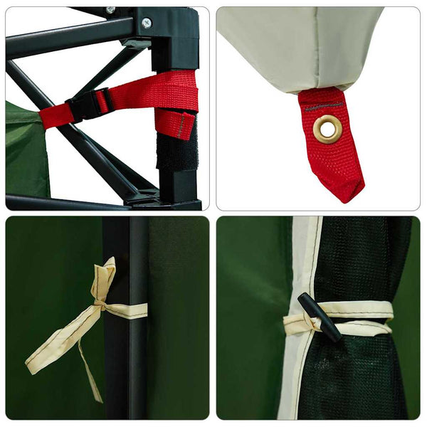 Sisäteltta 6 hengelle Vihreä taffeta