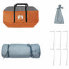 Sisäteltta 6 hengelle Harmaa ja oranssi taffeta