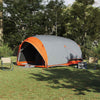 Tunneliteltta 6 hengelle Harmaa ja oranssi taffeta Vedenpitävä