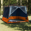 Sisäteltta 6 hengelle Harmaa ja oranssi taffeta