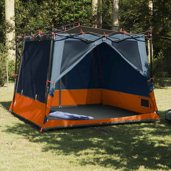Sisäteltta 6 hengelle Harmaa ja oranssi taffeta