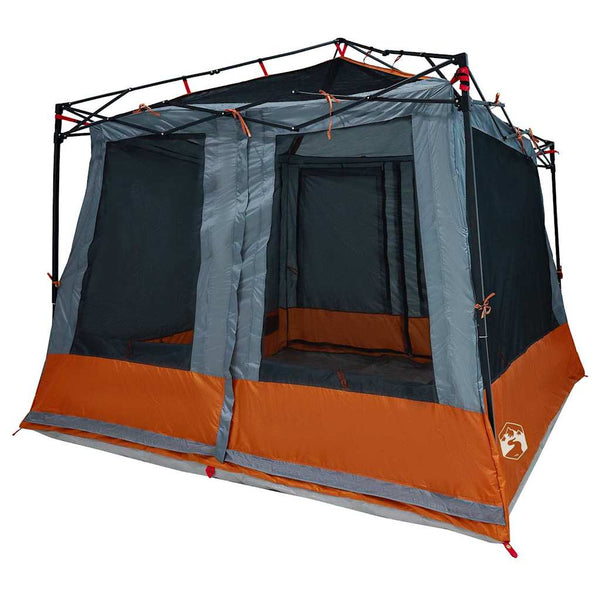 Sisäteltta 6 hengelle Harmaa ja oranssi taffeta