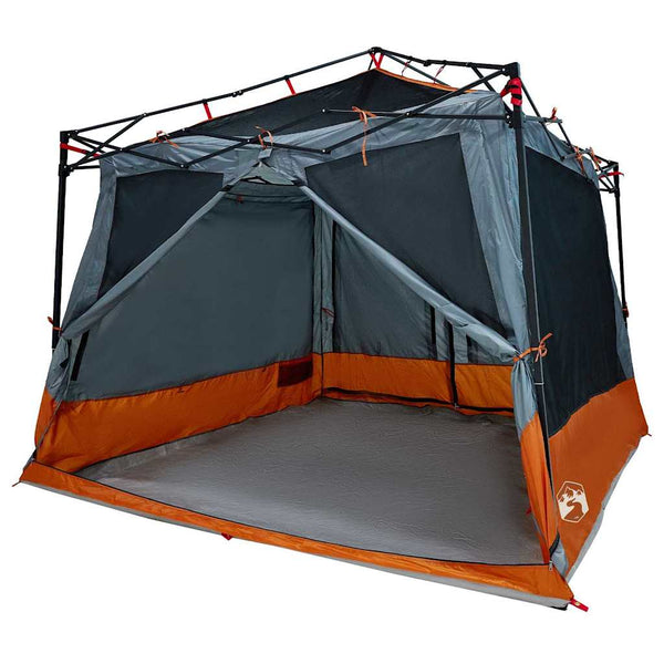 Sisäteltta 6 hengelle Harmaa ja oranssi taffeta