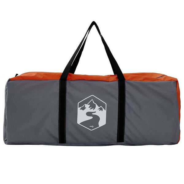 Sisäteltta 8 hengelle Harmaa ja oranssi taffeta