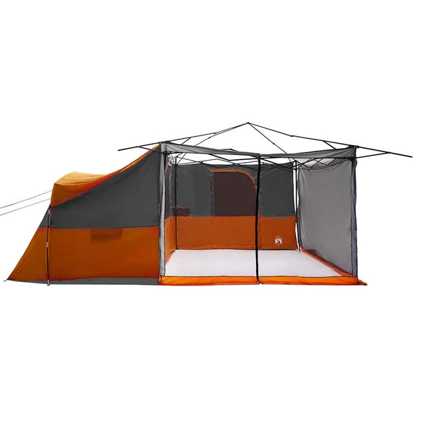 Sisäteltta 8 hengelle Harmaa ja oranssi taffeta