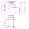 Ohjauskabinetti Harmaa 32 x 15 x 35 cm ABS-muovi