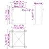 Ohjauskabinetti Harmaa 47 x 24 x 50 cm ABS-muovi