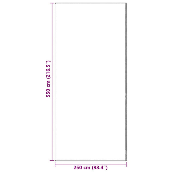 Telttamatto Sininen ja harmaa 550 x 250 cm Polyeteeni