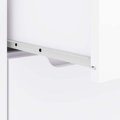 Valkoinen yöpöytä visnes Costaghe 45x40x50cm (puinen)