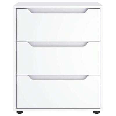 Valkoinen senkki visnes Soitan 60x40x73cm (puinen)