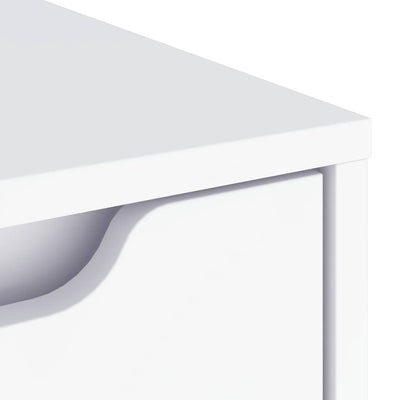 Valkoinen senkki visnes Soitan 60x40x73cm (puinen)