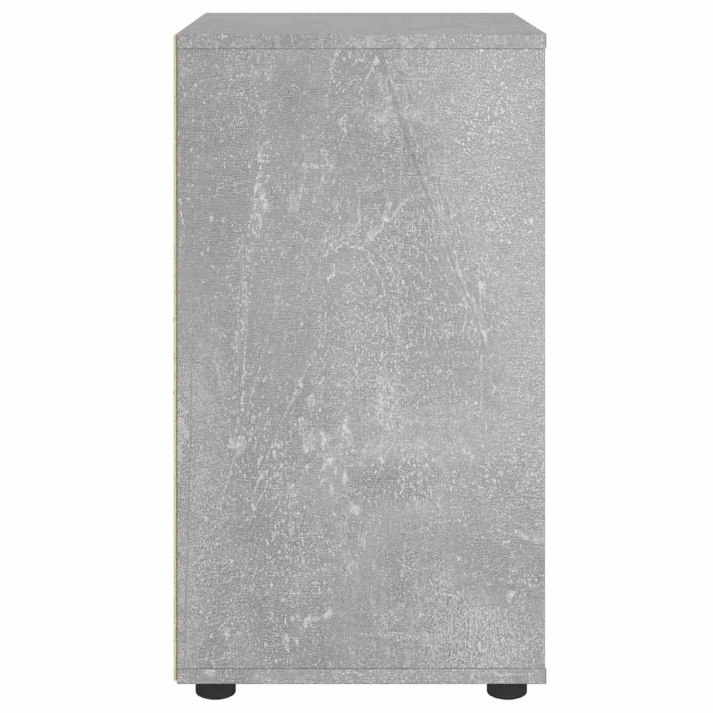Betoninharmaa senkki visnes Soitan 60x40x73cm (puinen)