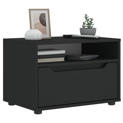 Musta tv-kaappi visnes Nero 60x40x38cm (puinen)