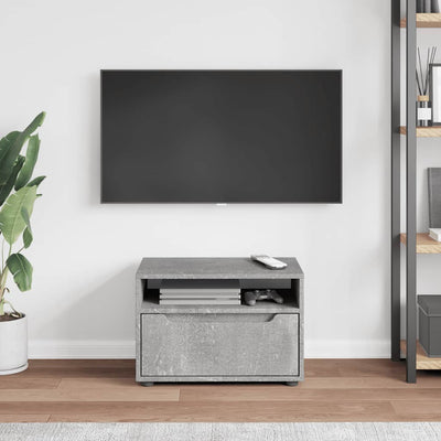 TV-kaappi VISNES Betoninharmaa 60x40x38 cm tekninen puu