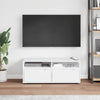 TV Kaappi VISNES Valkoinen 100x40x38 cm Engineered Wood