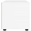TV Kaappi VISNES Valkoinen 100x40x38 cm Engineered Wood