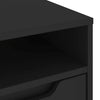 TV-kaappi VISNES Musta 100x40x38 cm tekninen puu
